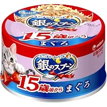 Amazon | 銀のスプーン 缶 15歳頃から まぐろ・かつおにささみ入り 70g